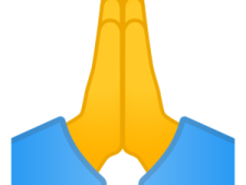 a blue and yellow arrow pointing up to the right