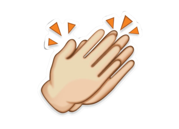 a hand with an orange arrow pointing towards it