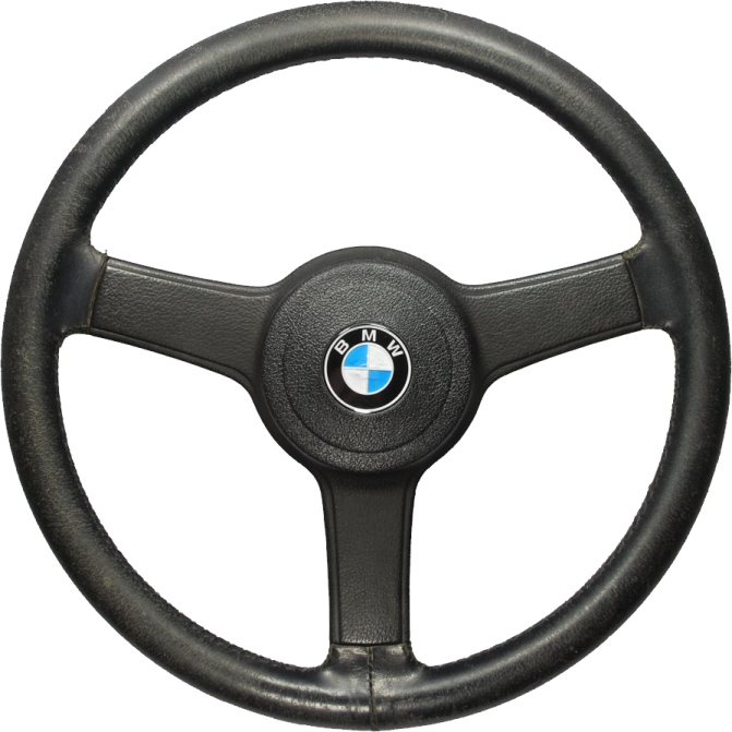 bmw genuine leather steering wheel