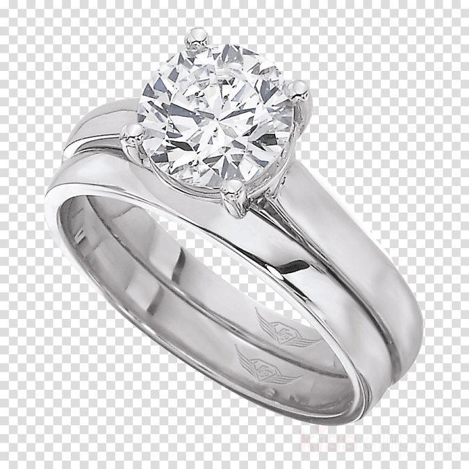 a white gold engagement ring with a diamond