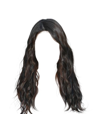 a drawing of a woman with long hair