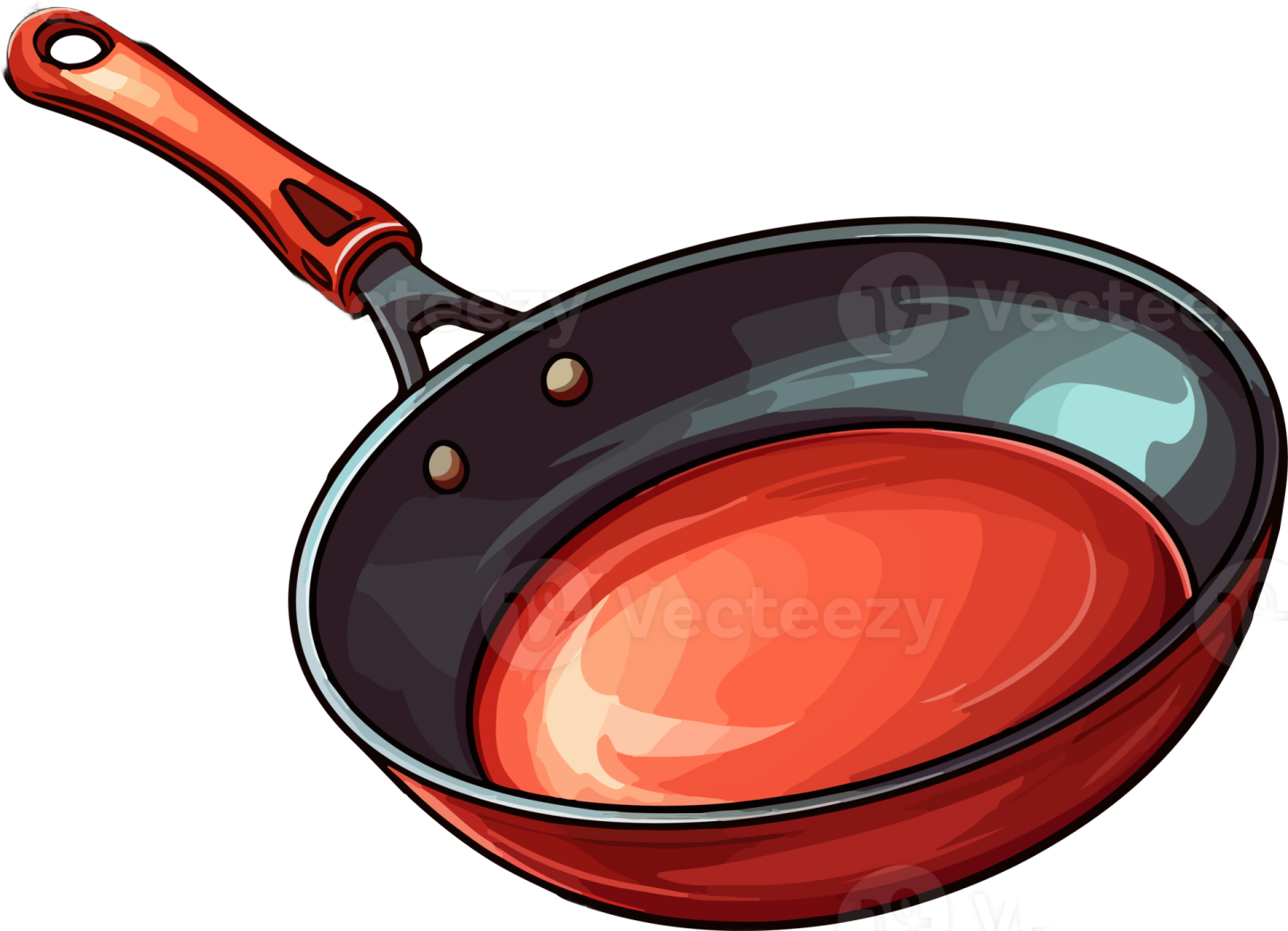 a frying pan on a white background