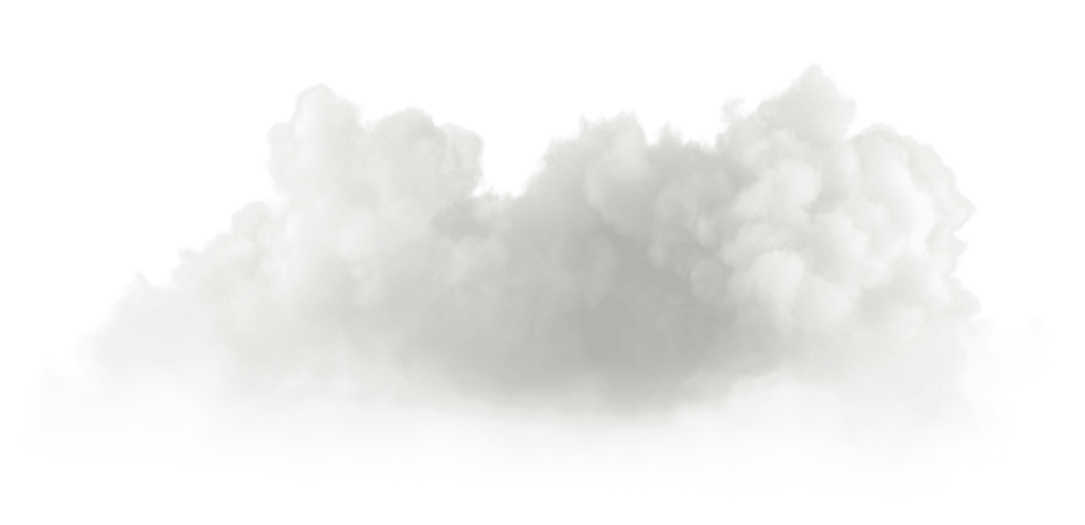 a black and white cloud on a white background