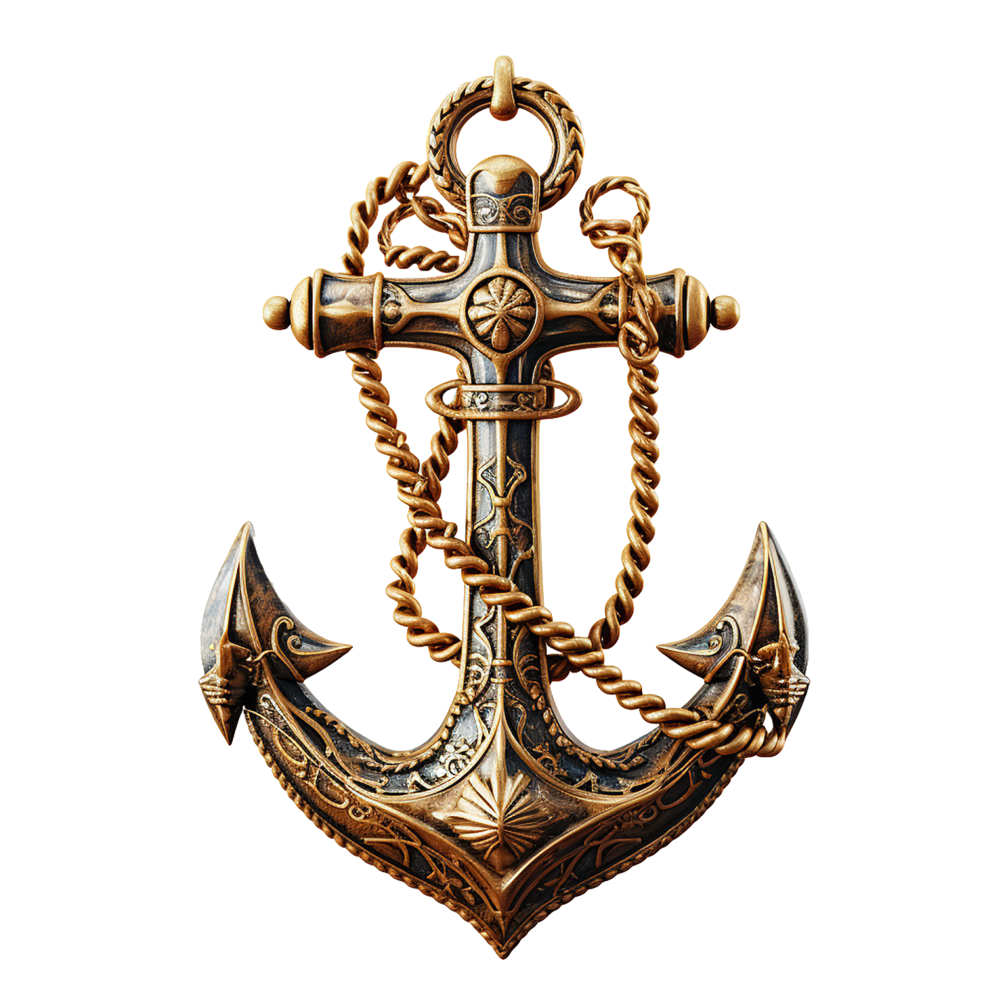 an anchor on a white background