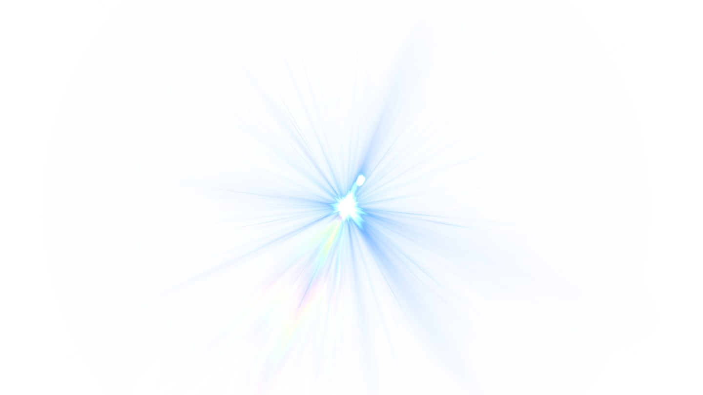a white background with blue and green rays