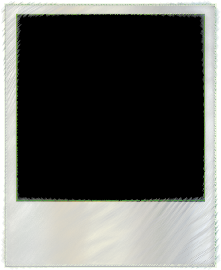 a black and white photo frame on a white background