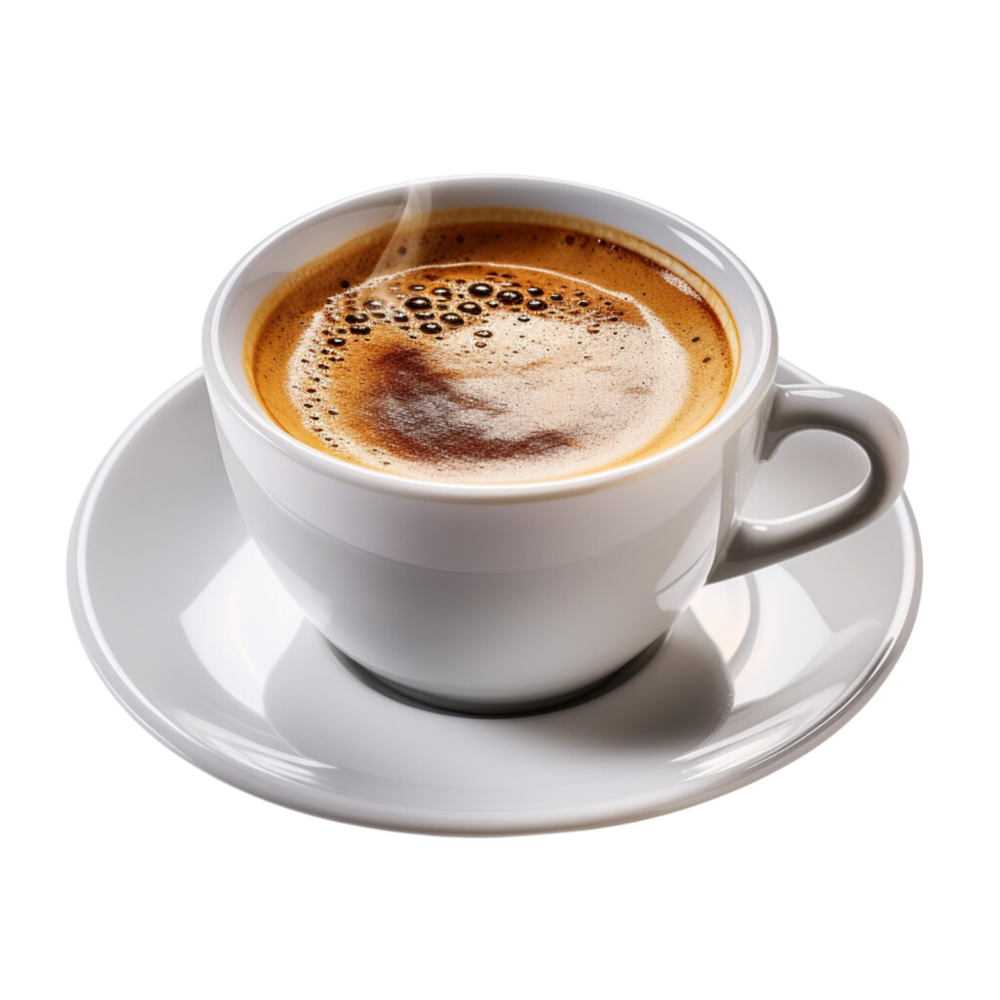 a cup of coffee on a saucer