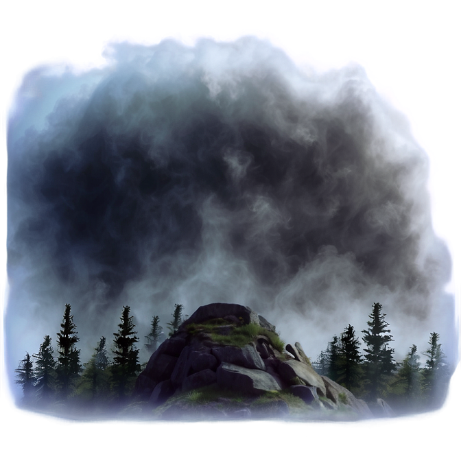 the sky is cloudy