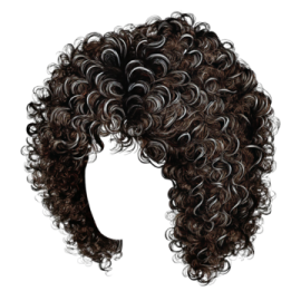 a drawing of a woman's hair