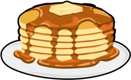 a stack of pancakes on a plate
