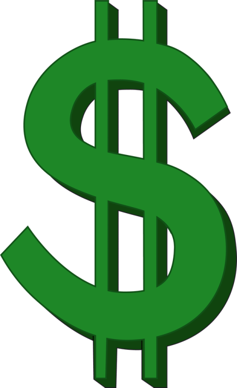 a green dollar sign