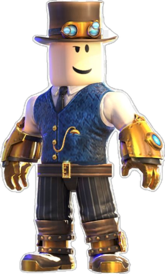 a lego character in a top hat and vest