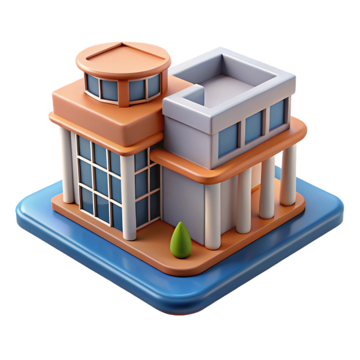 an image of a building on a white background