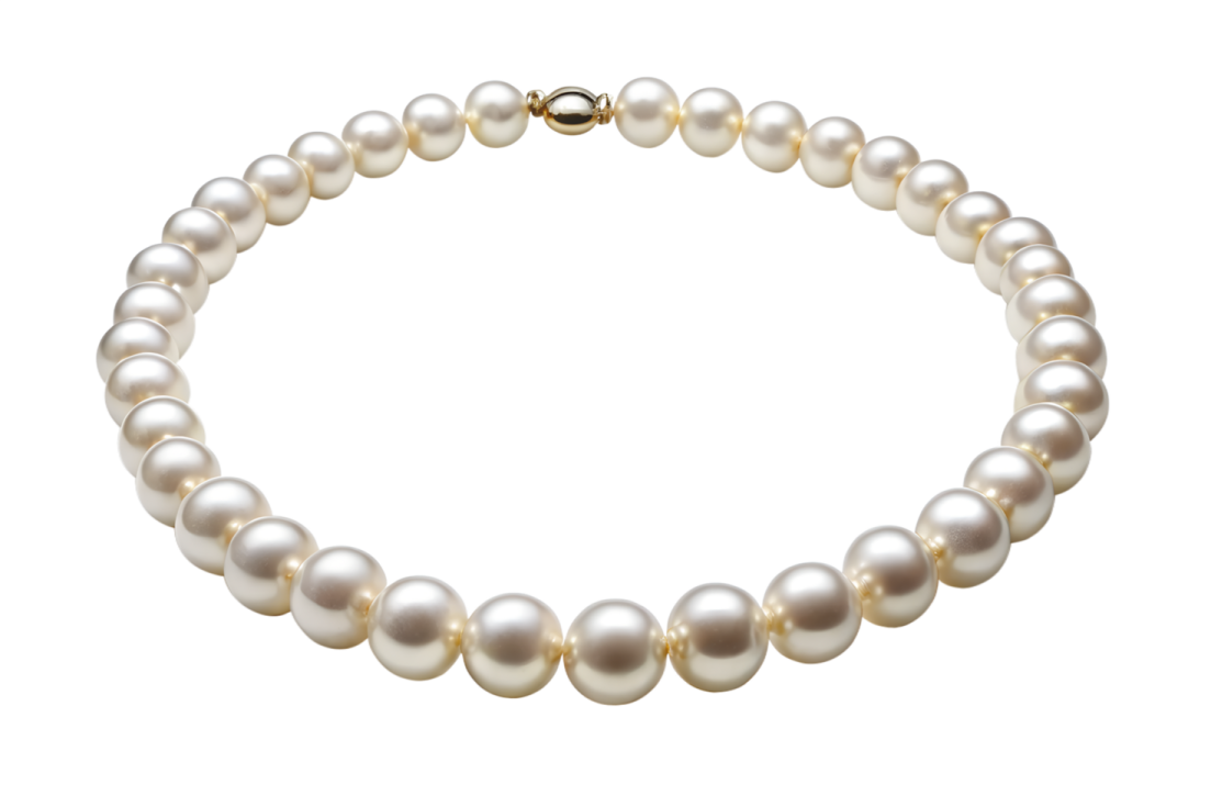 a cultured pearl necklace