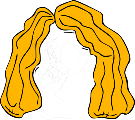 a drawing of a scarf
