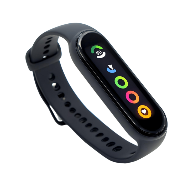 a black smart watch with the google logo on it