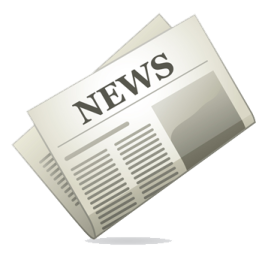 a newspaper with the word news on it