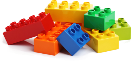 a pile of colorful lego blocks
