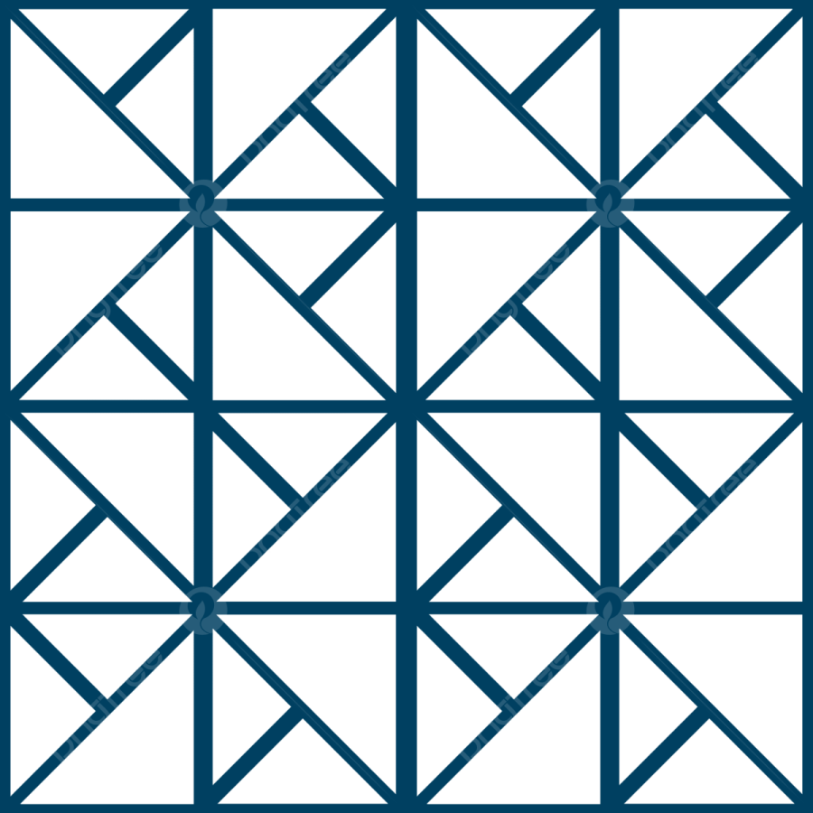 a blue and white geometric pattern