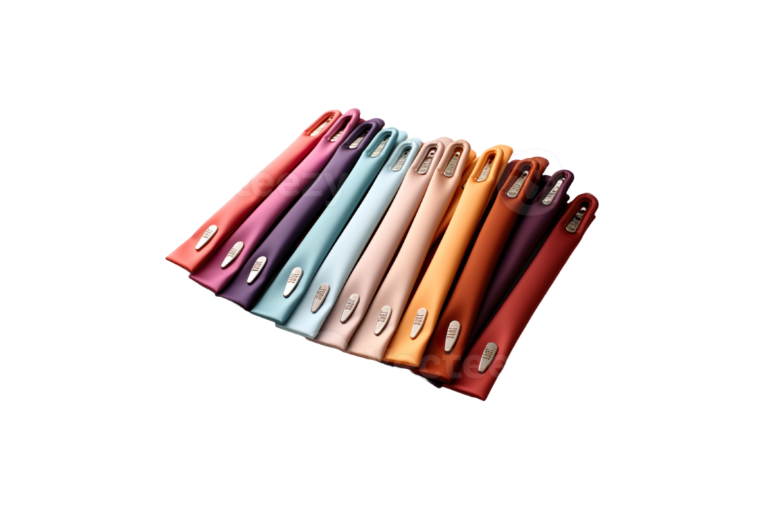 a set of four leather wallets