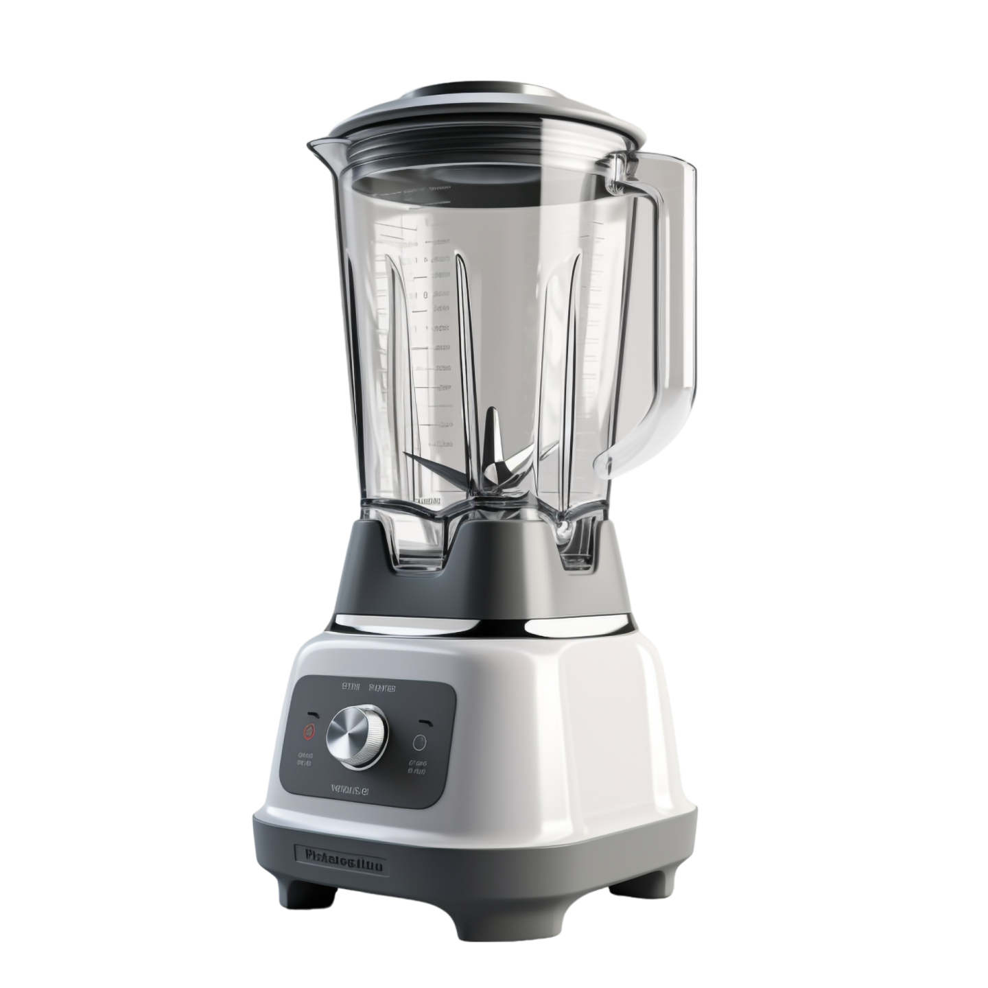 a blender sitting on top of a white counter