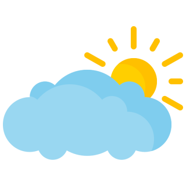 a cloud with the sun behind it