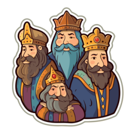 the three wises sticker