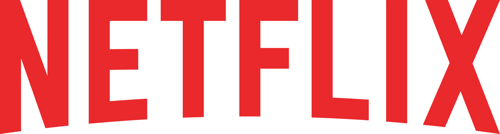 the netflix logo on a white background