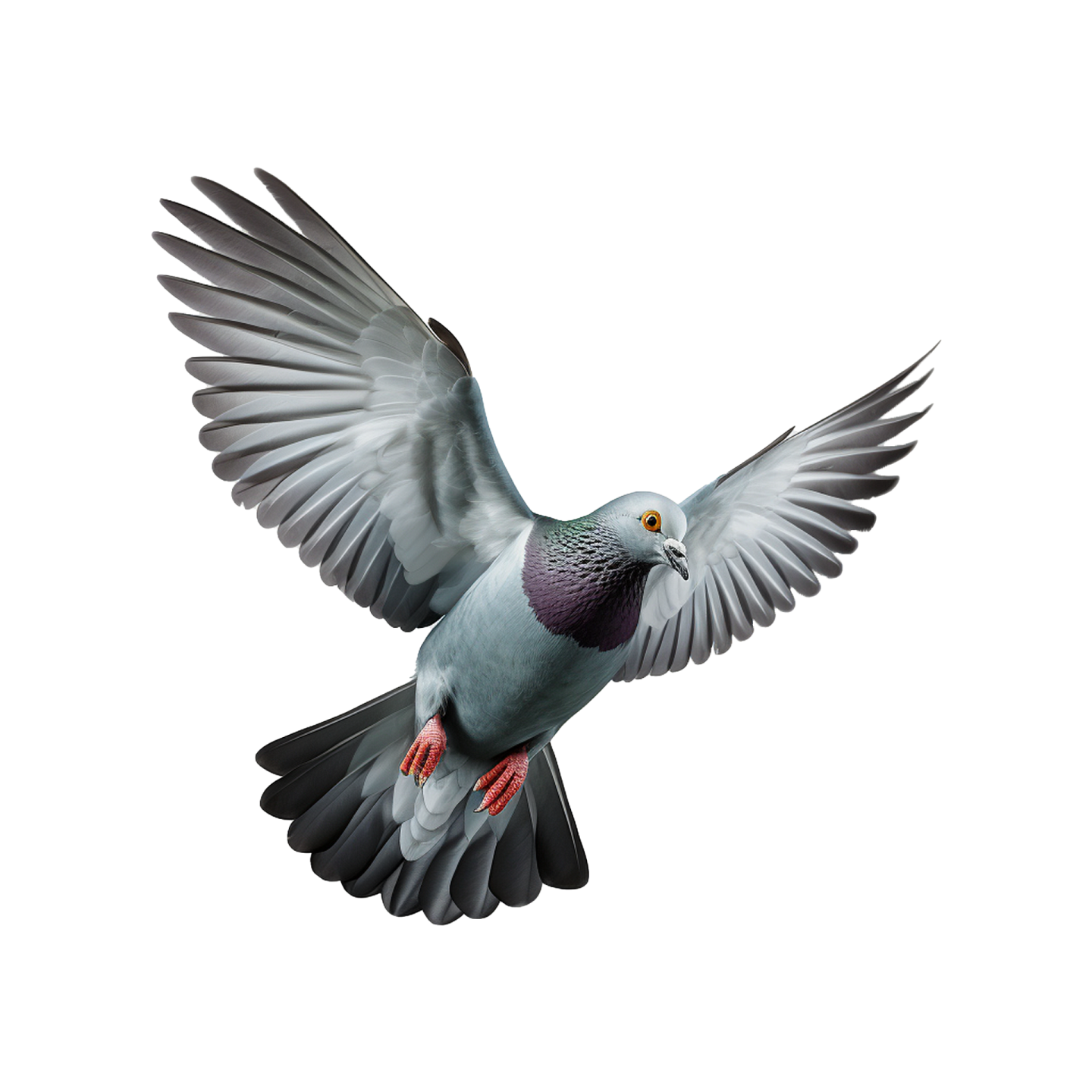 a bird with its wings spread in the air