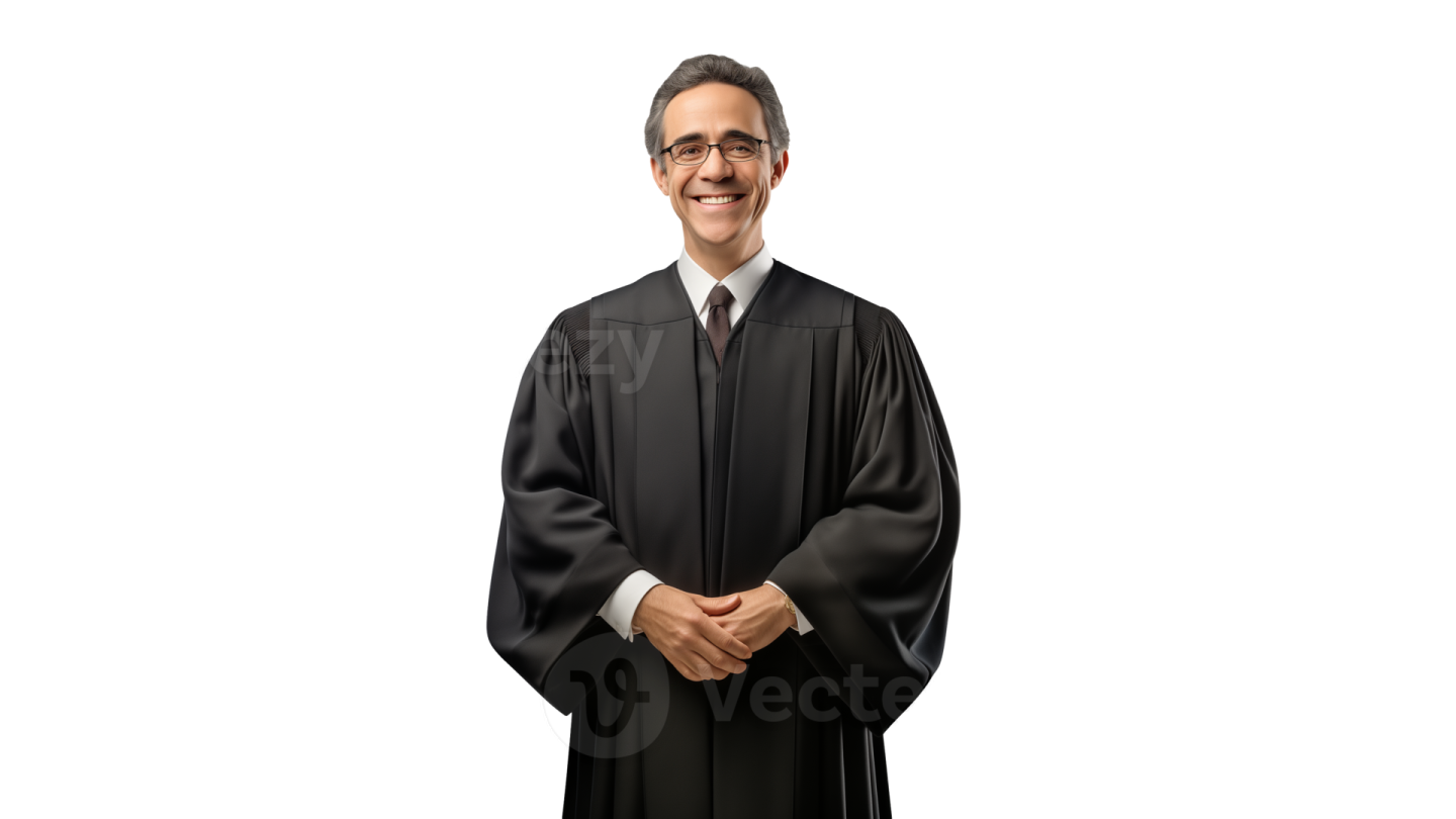 a man in a black graduation gown