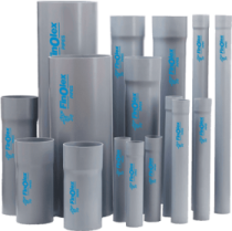 a pile of grey plastic rolls