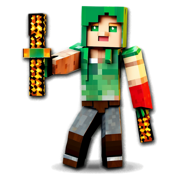 an image of a minecraft creeper