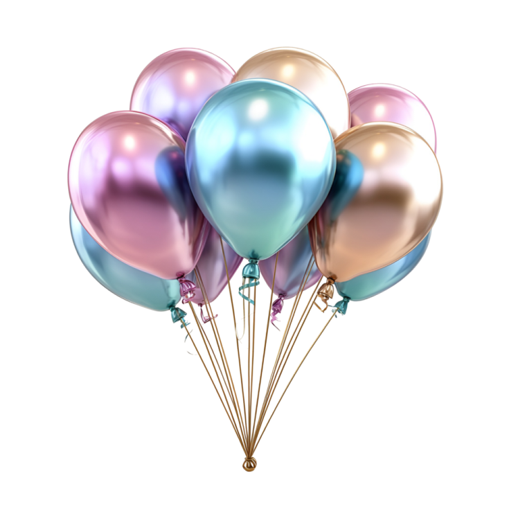 a bunch of balloons