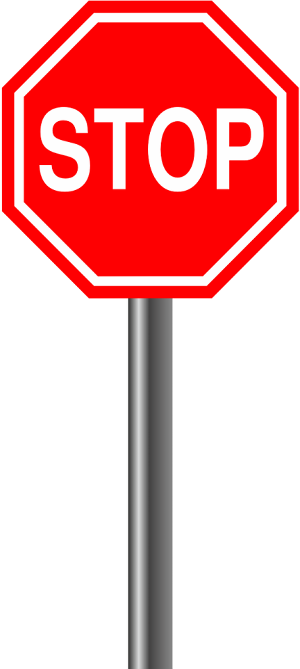 a red stop sign