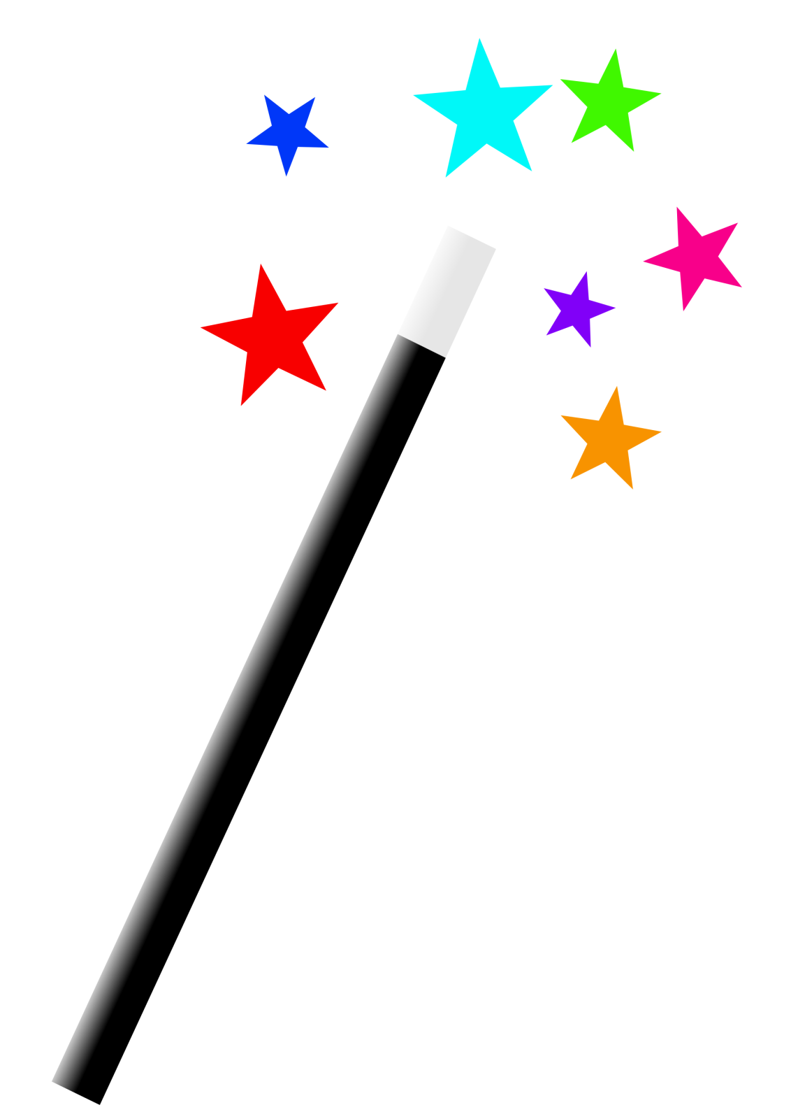 a pencil with stars coming out of it