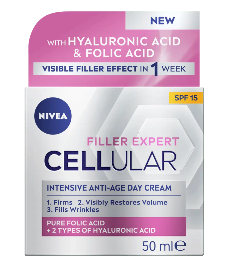 Nive hyaloicd and folicin cellular day cream 50ml
