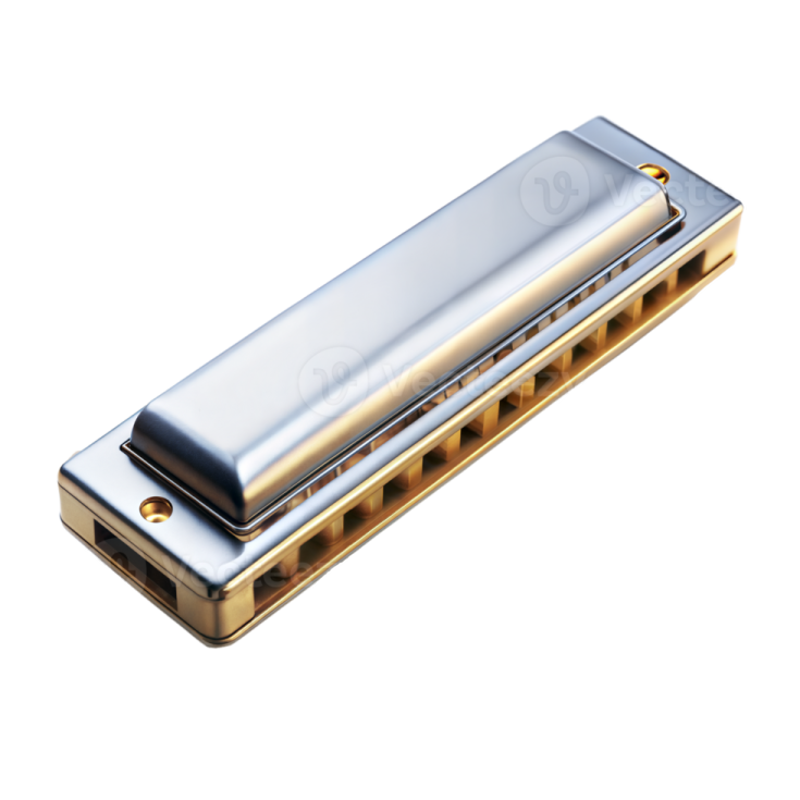 an image of a harmonica on a white background