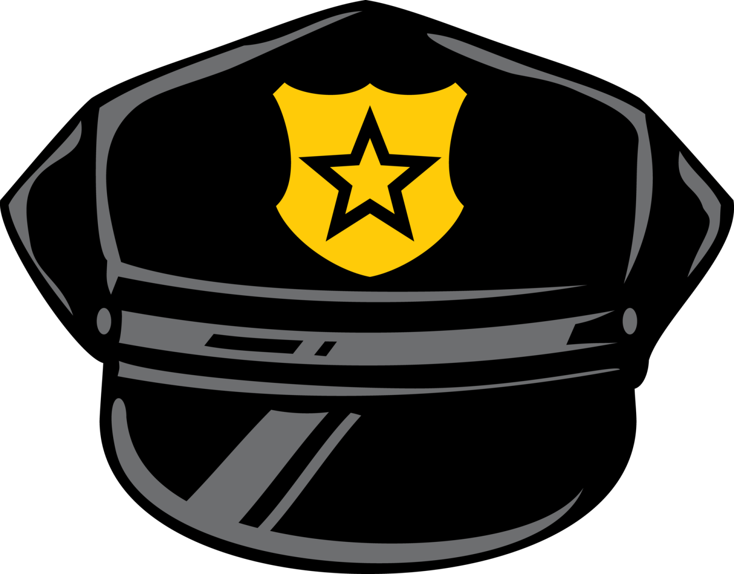 a police hat with a star on it