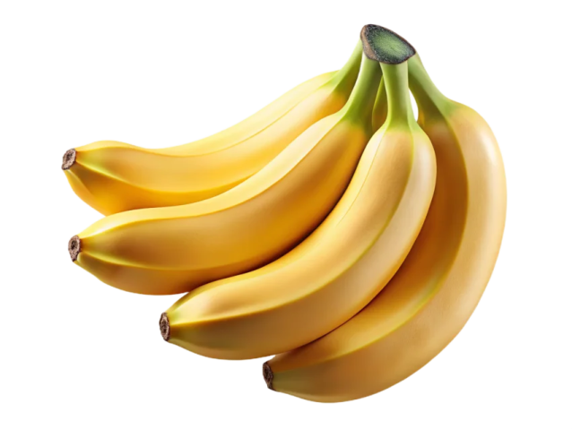 a bunch of bananas on a white background
