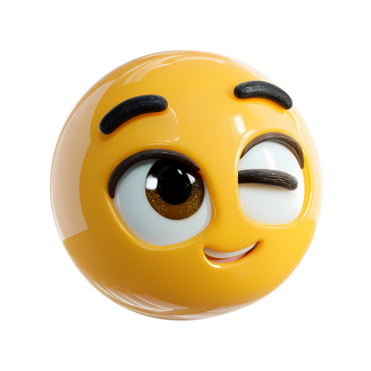 a close up of a smiley face ball