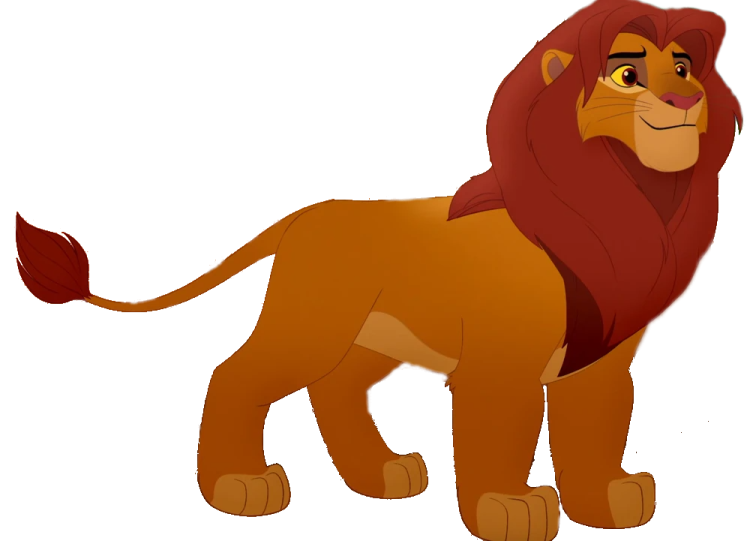 the lion from disney's animated movie