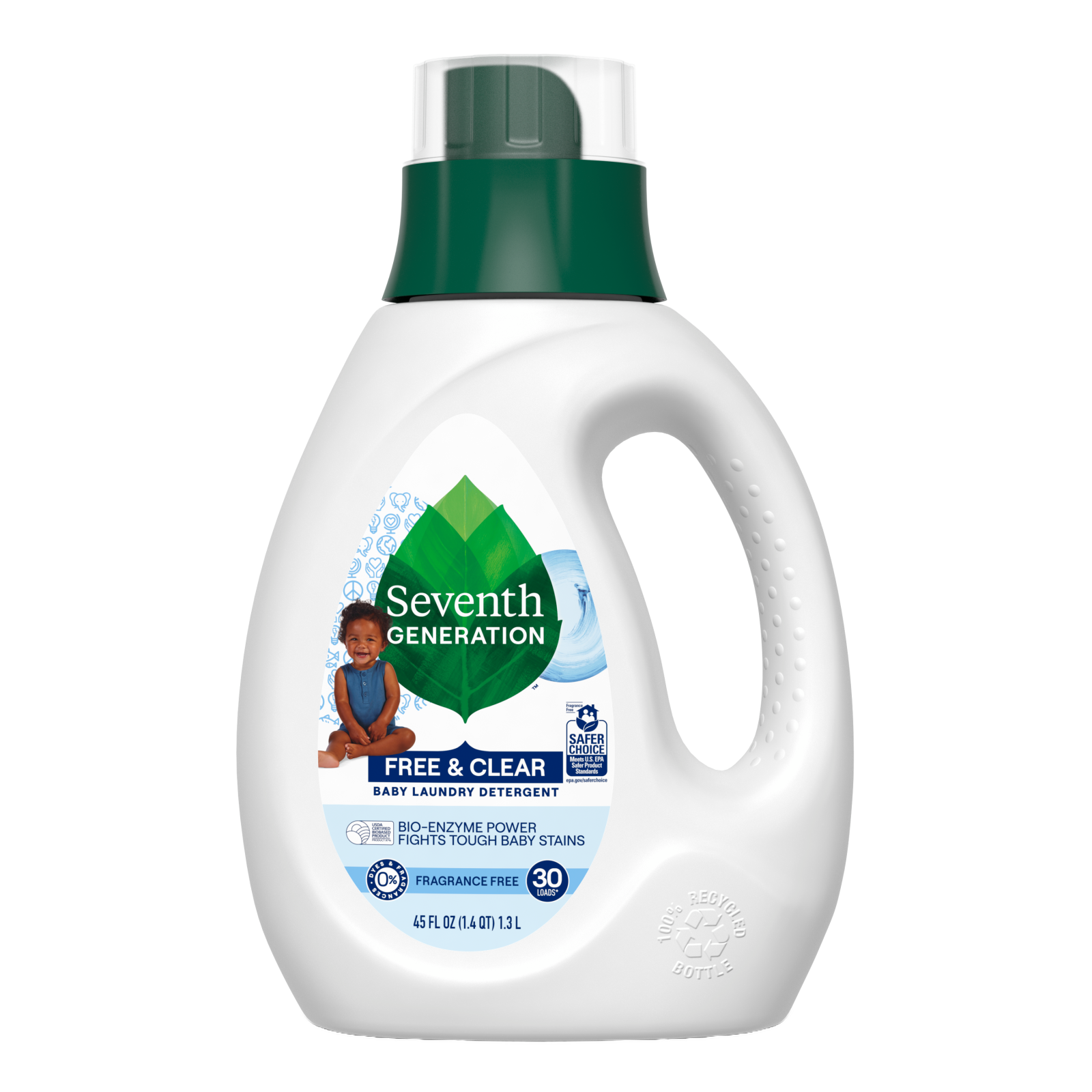 seventh generation free & clear laundry deter