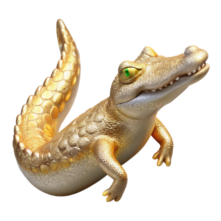 an illustration of a crocodile with its mouth open