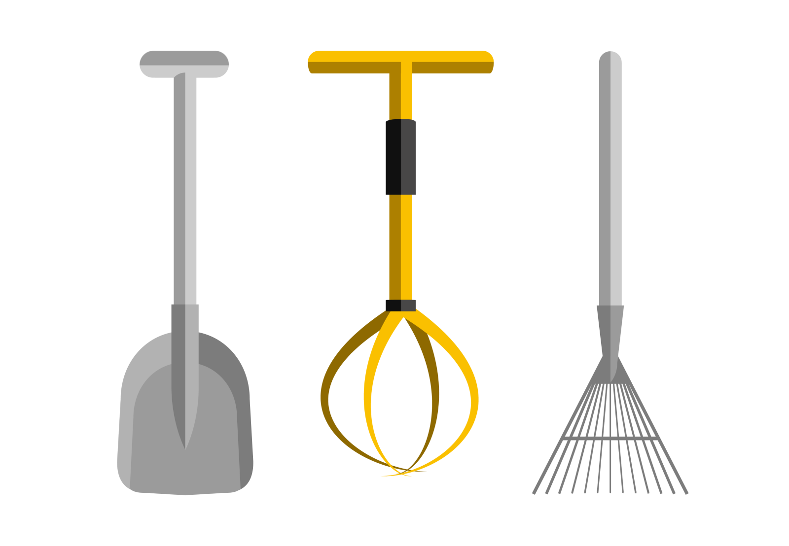 a set of tools for gardening and gardening