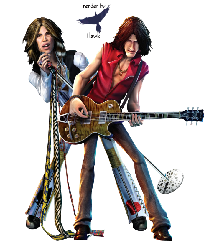 a couple of people with guitars and guitars