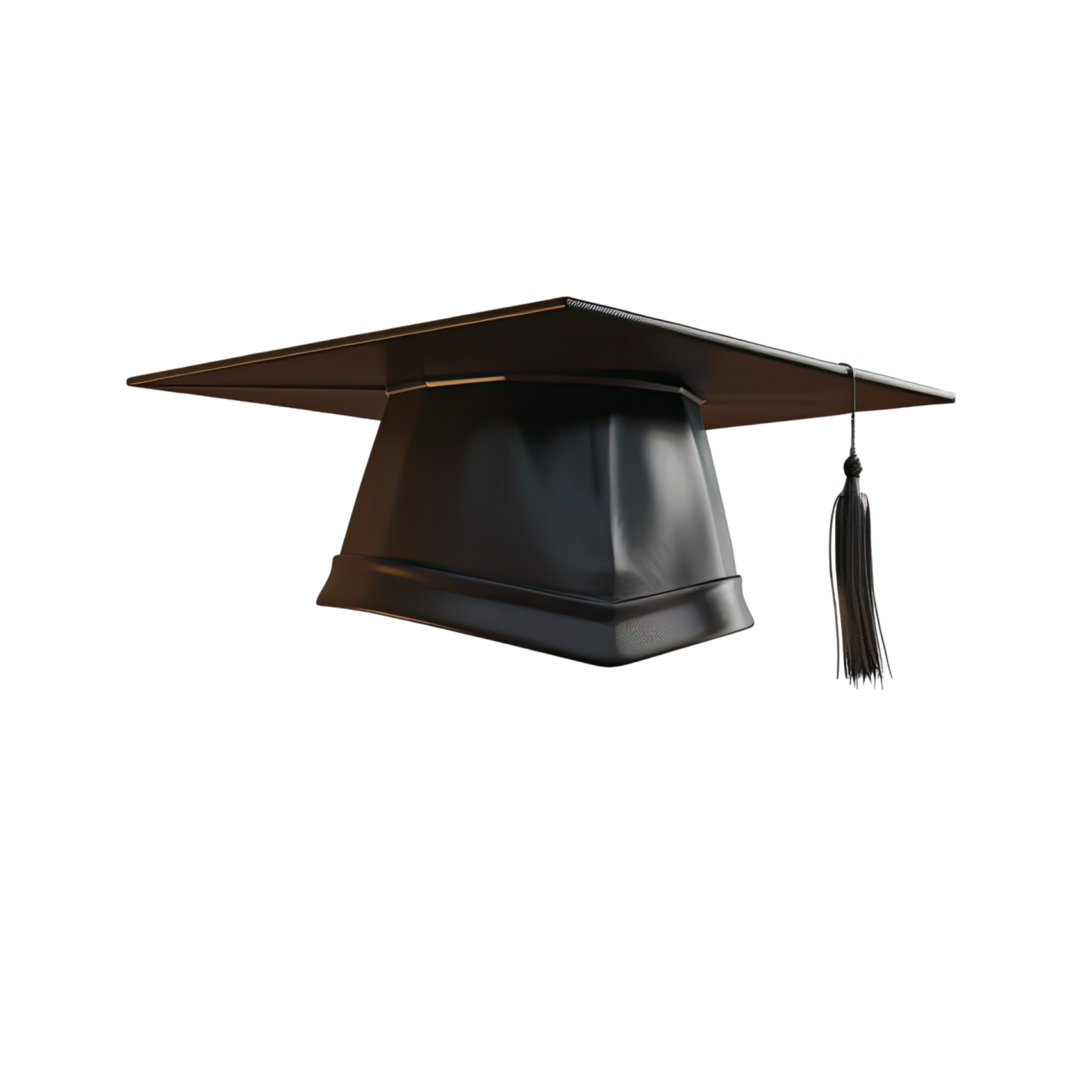 a graduation cap on a white background