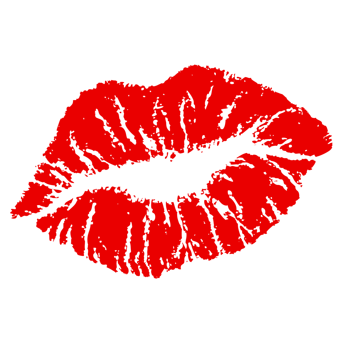 a red lips clipart
