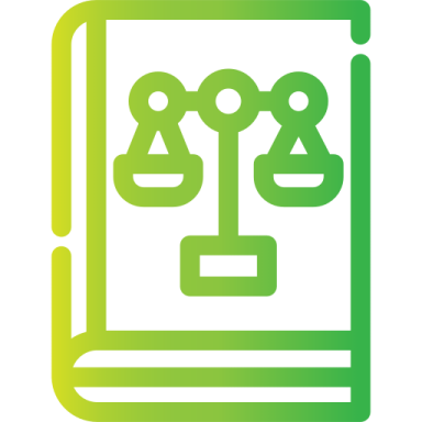 an icon of a book with scales on it