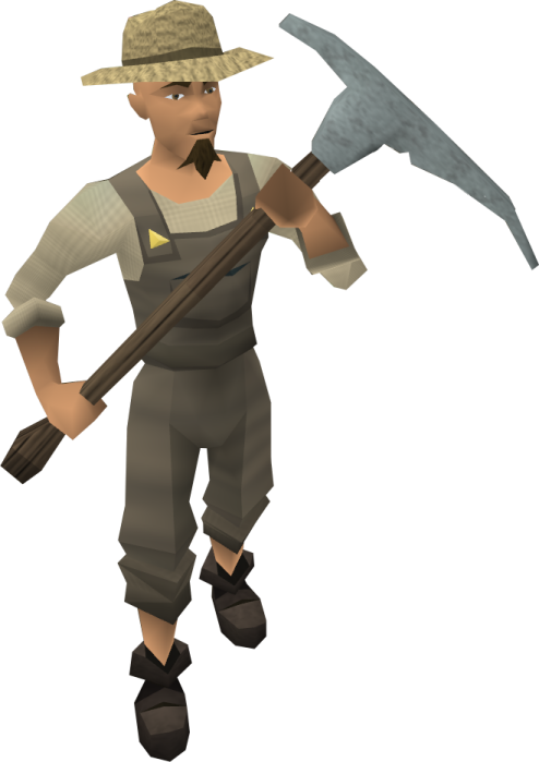 an image of a man with an axe