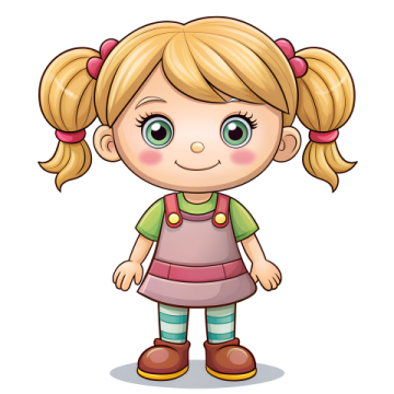 a little girl with blonde hair and pink dress